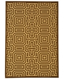 Revamp your patio with the graphic chic of Safavieh's Courtyard rug. Designed for both indoor and outdoor environments, this high-style rug transforms any space into the life of the party. (Clearance) Revamp your patio with the graphic chic of Safavieh's Courtyard rug. Designed for both indoor and outdoor environments, this high-style rug transforms any space into the life of the party. (Clearance)