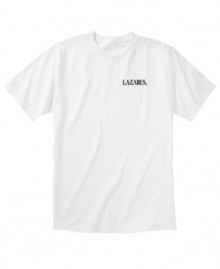 Gobble up this tidbit: executives of Lazarus Department Store successfully lobbied President Franklin Roosevelt to move Thanksgiving to the fourth Thursday in November to gain more shopping days before Christmas. This iconic t-shirt proudly displays the store logo and makes a great gift for anyone who knew and loved the Ohio landmark. Gobble up this tidbit: executives of Lazarus Department Store successfully lobbied President Franklin Roosevelt to move Thanksgiving to the fourth Thursday in November to gain more shopping days before Christmas. This iconic t-shirt proudly displays the store logo and makes a great gift for anyone who knew and loved the Ohio landmark.