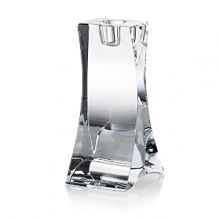 Brilliant lead crystal polished by hand for a dazzling finish lights up your table even before you add a candle to this sublime and artful holder from Rogaska. Brilliant lead crystal polished by hand for a dazzling finish lights up your table even before you add a candle to this sublime and artful holder from Rogaska.