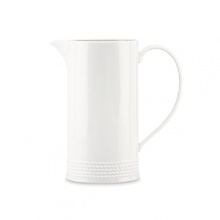 The pinnacle of casual elegance, this versatile pitcher, embossed with a decorative twisting rope design, is equally suitable to everyday dining and special occasions.