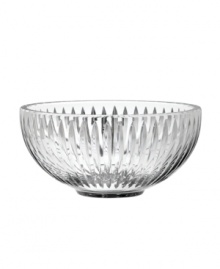 Stunning in Marquis by Waterford crystal, the Bezel bowl gleams from top to bottom with banded cuts inspired by vintage jewelry. Use simply for show or fill with fruit. Stunning in Marquis by Waterford crystal, the Bezel bowl gleams from top to bottom with banded cuts inspired by vintage jewelry. Use simply for show or fill with fruit.