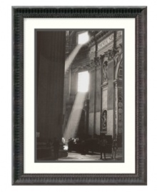 Celestial rays shine through St. Peter's Cathedral, illuminating the pews and people inside. With a handsome fluted frame of black wood, Simon Kogan's awe-inspiring print exudes the elegance and grandeur of London's famous landmark. Celestial rays shine through St. Peter's Cathedral, illuminating the pews and people inside. With a handsome fluted frame of black wood, Simon Kogan's awe-inspiring print exudes the elegance and grandeur of London's famous landmark.