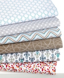 Boasting 220-thread count cotton twill fabric, these Bar III pillowcases provide an ultra-soft layer on your bed. The decorative pattern creates extra dimension. Boasting 220-thread count cotton twill fabric, these Bar III pillowcases provide an ultra-soft layer on your bed. The decorative pattern creates extra dimension.