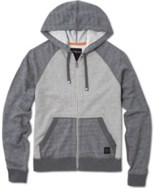 Get a laid-back look that looks like you mean it with this comfortable terry hoodie from Calvin Klein Jeans. Get a laid-back look that looks like you mean it with this comfortable terry hoodie from Calvin Klein Jeans.