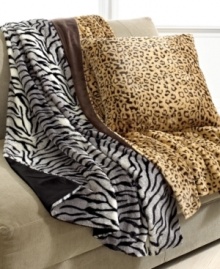 Take a walk on the wild side. In a sassy leopard or zebra pattern, this Animal Print throw from Charter Club outfits your space with ultra-soft faux fur, perfect for cool days and nights. Take a walk on the wild side. In a sassy leopard or zebra pattern, this Animal Print throw from Charter Club outfits your space with ultra-soft faux fur, perfect for cool days and nights.