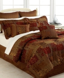 Utterly opulent, this Galleria decorative pillow from Croscill boasts a combination of paisley, damask, diamond and lattice motifs woven with chenille and metallic yarns. Twist cord trim and beaded tassels add an extra layer of sophistication. Utterly opulent, this Galleria decorative pillow from Croscill boasts a combination of paisley, damask, diamond and lattice motifs woven with chenille and metallic yarns. Twist cord trim and beaded tassels add an extra layer of sophistication.