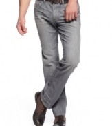 A style silver lining. These gray jeans from INC International Concepts are a break from the you denim doldrums and update your style.