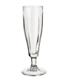 Stemware for every day, any occasion, the Farmhouse Touch champagne flute features a classic Villeroy & Boch design with a fluted bowl, elegant stem and a tapered silhouette, all in dishwasher-safe crystal. Stemware for every day, any occasion, the Farmhouse Touch champagne flute features a classic Villeroy & Boch design with a fluted bowl, elegant stem and a tapered silhouette, all in dishwasher-safe crystal.