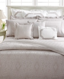 Surround your Suite Mink ensemble from Lauren by Ralph Lauren with this bedskirt, featuring a tonal stripe pattern with fine pleated details. Surround your Suite Mink ensemble from Lauren by Ralph Lauren with this bedskirt, featuring a tonal stripe pattern with fine pleated details.