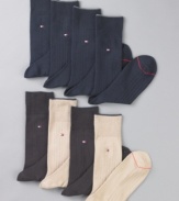 With a super-comfortable fabrication, these Tommy Hilfiger socks give you comfort where you need it most.
