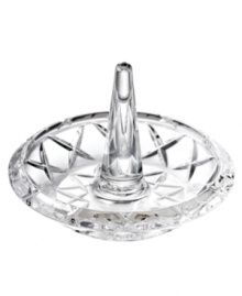 With lightly etched stars in luxe crystal, the Hollywood Hills ring holder from Lauren Ralph Lauren brings an extra touch of glamor to your jewelry collection. A special gift for the bride to be! With lightly etched stars in luxe crystal, the Hollywood Hills ring holder from Lauren Ralph Lauren brings an extra touch of glamor to your jewelry collection. A special gift for the bride to be!