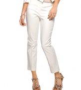 Add season-ready sophistication to your day or night style with these cropped trousers from Jessica Simpson!