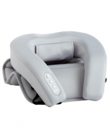 Relaxation at the push of a button. Tackle your neck and lower & upper back with a 3-motor massager that kicks the kinks out and leaves you feeling fully refreshed. Focus on all three areas at once or with built-in velcro simply fold up the back massager for targeted neck relief. 1-year warranty. Model NM12. Relaxation at the push of a button. Tackle your neck and lower & upper back with a 3-motor massager that kicks the kinks out and leaves you feeling fully refreshed. Focus on all three areas at once or with built-in velcro simply fold up the back massager for targeted neck relief. 1-year warranty. Model NM12.