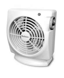 For times that get heated or go icy, this heater and fan combo makes everything just right. Live in comfort with the compact take-anywhere convenience of this 2-in-1 wonder, which features 2 heat settings, manual controls and auto shutoff. 1-year warranty. Model HFH103-UM. For times that get heated or go icy, this heater and fan combo makes everything just right. Live in comfort with the compact take-anywhere convenience of this 2-in-1 wonder, which features 2 heat settings, manual controls and auto shutoff. 1-year warranty. Model HFH103-UM.