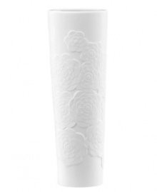 Darling peonies are intricately sculpted in rich white bisque porcelain for a clean, beautiful way to present your fresh picks each day. From Lenox. Qualifies for Rebate Darling peonies are intricately sculpted in rich white bisque porcelain for a clean, beautiful way to present your fresh picks each day. From Lenox. Qualifies for Rebate
