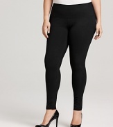 A signature control top lends shape to these sleek Lyssé Leggings look.