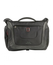 The kind of business partner you dream of! Fully expandable with the functionality of a briefcase but the fashion-forward approach of a messenger bag. Built tough with exclusive X-Tech fabric, the professional case reveals a laptop section, removable accessory pouch and numerous organizer panels and pockets for keeping ahead of the times. Tumi quality assurance warranty. The kind of business partner you dream of! Fully expandable with the functionality of a briefcase but the fashion-forward approach of a messenger bag. Built tough with exclusive X-Tech fabric, the professional case reveals a laptop section, removable accessory pouch and numerous organizer panels and pockets for keeping ahead of the times. Tumi quality assurance warranty.