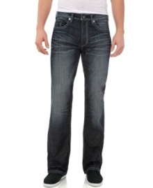 Dial down your casual look with these loose denim jeans from Buffalo David Bitton. Dial down your casual look with these loose denim jeans from Buffalo David Bitton.