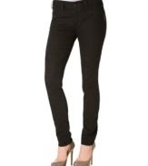 Skinny leg fit plus a neutral, black wash make these jeans a total closet staple! From Silver Jeans.