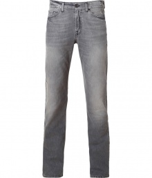 Add instant style to your casual look with these edgy distressed jeans from Seven for all Mankind - Five-pocket styling, belt loops, logo detailed back pockets, stylishly distressed - Slim cut - Wear with a cashmere pullover and retro-inspired sneakers or with button-down, cardigan and lace-up leather boots Add instant style to your casual look with these edgy distressed jeans from Seven for all Mankind - Five-pocket styling, belt loops, logo detailed back pockets, stylishly distressed - Slim cut - Wear with a cashmere pullover and retro-inspired sneakers or with button-down, cardigan and lace-up leather boots