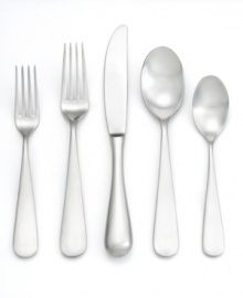 Yamazaki lends a hand with a flatware set that includes service for eight and coordinating serveware. Smooth, teardrop-shaped handles are entirely timeless, made to complement any dinnerware and decor. Yamazaki lends a hand with a flatware set that includes service for eight and coordinating serveware. Smooth, teardrop-shaped handles are entirely timeless, made to complement any dinnerware and decor.