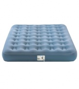 Don't be left without a place to rest your head. The AeroBed SleepAway is the perfect inflatable mattress for overnight guests, hotel rooms or slumber parties, providing true coil construction support that inflates in less than 60 seconds! Two-year limited warranty. Model 7713.