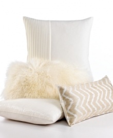 This INC International Concepts Incline decorative pillow gives your bed a chic and subtly textured makeover for a clean, modern look. This INC International Concepts Incline decorative pillow gives your bed a chic and subtly textured makeover for a clean, modern look.