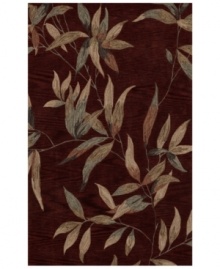 Add subtle drama to your living space with the beautifully luxe look of Dalyn's Studio rug. A lush, leafy motif adorns the cinnamon-hued rug, while hand-tufting lends incredibly plush texture. Durable weave is perfect for high-traffic areas. Add subtle drama to your living space with the beautifully luxe look of Dalyn's Studio rug. A lush, leafy motif adorns the cinnamon-hued rug, while hand-tufting lends incredibly plush texture. Durable weave is perfect for high-traffic areas.