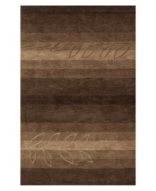 Bold stripes rendered in rich, natural tones give rise to a spare, stenciled motif, creating a warm, welcoming backdrop in any space. Rife with lush texture and detail, this luxurious area rug from Dalyn is beautifully hand tufted in polyester and acrylic, ensuring superior color retention and long-lasting wear. Bold stripes rendered in rich, natural tones give rise to a spare, stenciled motif, creating a warm, welcoming backdrop in any space. Rife with lush texture and detail, this luxurious area rug from Dalyn is beautifully hand tufted in polyester and acrylic, ensuring superior color retention and long-lasting wear.