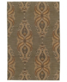 A repeated panel of intricate paisley designs create a simply stunning arrangement in the Marietta area rug from Karastan. Made in the USA of rich New Zealand wool, this area rug stands out as both an art statement and durable must-have in any room. A repeated panel of intricate paisley designs create a simply stunning arrangement in the Marietta area rug from Karastan. Made in the USA of rich New Zealand wool, this area rug stands out as both an art statement and durable must-have in any room.
