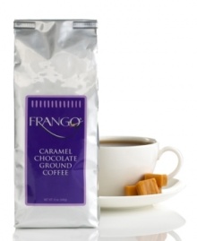 Frango's classic chocolate caramel candies are now in sippable form. Savor this decadent blend that is packed in a one-way valve bag, offering the freshest coffee straight from the roasters. Perfect for placing on your dessert menu at any occasion! Frango's classic chocolate caramel candies are now in sippable form. Savor this decadent blend that is packed in a one-way valve bag, offering the freshest coffee straight from the roasters. Perfect for placing on your dessert menu at any occasion!