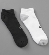 Dry goods. With moisture-wicking technology, these Champion socks keep you cool and comfortable all day long.