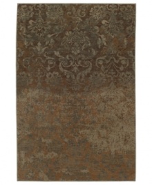 An antique-inspired damask design is intricately rendered with a deconstructed finish in the Devan area rug from Karastan. Crafted of New Zealand wool for ultimate comfort and supreme durability. An antique-inspired damask design is intricately rendered with a deconstructed finish in the Devan area rug from Karastan. Crafted of New Zealand wool for ultimate comfort and supreme durability.