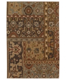 A patchwork design of antique-inspired textiles is beautifully rendered in this Logan area rug from Karastan. Crafted in the USA of pure New Zealand wool for ultimate comfort and supreme durability. A patchwork design of antique-inspired textiles is beautifully rendered in this Logan area rug from Karastan. Crafted in the USA of pure New Zealand wool for ultimate comfort and supreme durability.
