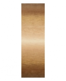 A true natural beauty, this rug uses organic tones of brown and tan to form a wonderfully textured gradient, culminating at the center with a brilliant burst of light. Hand-tufted and color blended with the greatest of care, this wool rug comes alive with texture and color. A true natural beauty, this rug uses organic tones of brown and tan to form a wonderfully textured gradient, culminating at the center with a brilliant burst of light. Hand-tufted and color blended with the greatest of care, this wool rug comes alive with texture and color.