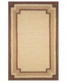 Indoors or out, this versatile rug offers inviting style and just the right amount of softness. A durable blend of polypropylene and acrylic fibers make the Promenade rug a lasting addition to patios, pool-sides or family rooms. UV-stabilized to resist fading from sunlight. Indoors or out, this versatile rug offers inviting style and just the right amount of softness. A durable blend of polypropylene and acrylic fibers make the Promenade rug a lasting addition to patios, pool-sides or family rooms. UV-stabilized to resist fading from sunlight.