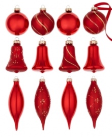 A very merry tree will take shape with silver glass ornaments from Martha Stewart Collection. Ball, bell and drop shapes tinged with radiant gold fill out its branches with timeless grace. A very merry tree will take shape with silver glass ornaments from Martha Stewart Collection. Ball, bell and drop shapes tinged with radiant gold fill out its branches with timeless grace.