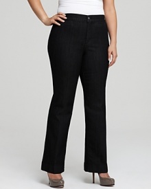 The trouser silhouette of these Not Your Daughter's Jeans pants puts an office-ready spin on flattering, everyday denim.