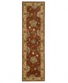Highlighted with intricately detailed designs in pure silk, this Nourison area rug makes a magnificent accent in your home. Luxurious New Zealand wool is hand-tufted, creating an ultra-soft piece that's sure to become your family's newest heirloom. Highlighted with intricately detailed designs in pure silk, this Nourison area rug makes a magnificent accent in your home. Luxurious New Zealand wool is hand-tufted, creating an ultra-soft piece that's sure to become your family's newest heirloom.