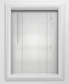A perfect addition to any modern setting, these Simple Selections aluminum blinds offer optimal heat and light control with added durability. Offered in an array of easy-to-coordinate tones, these blinds make updating a breeze. A perfect addition to any modern setting, these Simple Selections aluminum blinds offer optimal heat and light control with added durability. Offered in an array of easy-to-coordinate tones, these blinds make updating a breeze.