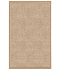 A subtle tiger-stripe pattern adds a soft accent without overpowering your decor. This American-made Mohawk area rug is made from durable, stain-resistant olefin fiber combined with a high-low nap to produce a sleek, sculpted look.