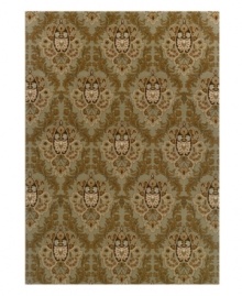 Intricate florals blossom with unsurpassed beauty on a lush green background. This area rug from Sphinx is meticulously styled in pure Axminster wool, machine made to maintain the luxurious softness and exquisite texture of the finest museum-quality rugs. Intricate florals blossom with unsurpassed beauty on a lush green background. This area rug from Sphinx is meticulously styled in pure Axminster wool, machine made to maintain the luxurious softness and exquisite texture of the finest museum-quality rugs.