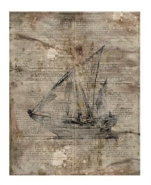 Motion Art XIX takes to the high seas on a stylistic adventure with an image of an old-fashioned ship printed on vintage-look newsprint that has been finished to look like it's really from the 19th century. Motion Art XIX takes to the high seas on a stylistic adventure with an image of an old-fashioned ship printed on vintage-look newsprint that has been finished to look like it's really from the 19th century.