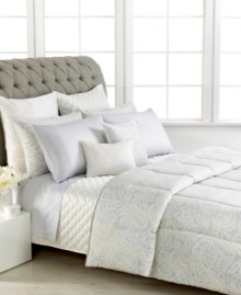 Inspired by the Indian city of Jaisalmer, this Barbara Barry sheet set provides a tranquil effect with a neutral colored landscape. Crafted with 300-thread count combed cotton sateen, this set offers a comforting, luxurious feel. Inspired by the Indian city of Jaisalmer, this Barbara Barry sheet set provides a tranquil effect with a neutral colored landscape. Crafted with 300-thread count combed cotton sateen, this set offers a comforting, luxurious feel.