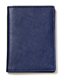 Jack Spade Vertical Crosshatch Leather Bi-fold Wallet