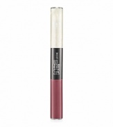 Specially packaged for the Tabloid Beauty collection: a long-wearing lipcolor that applies in two quick steps. Stroke on the specially formulated color base, flip the stick, and apply the clear gloss. Soft and comfortable on. Kiss, drink, eat. Doesn't smudge, run, transfer or feather - proven to provide up to eight hours of transfer-free wear. Best removed with Cleanse Off Oil.