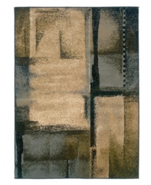 Art school smarts. Brushstrokes, stenciled edges and layered color effects create an innovative composition in this Yorkville area rug. A streamlined, low-cut pile and durable construction offer a handsome, lasting finish to any room. (Clearance) Art school smarts. Brushstrokes, stenciled edges and layered color effects create an innovative composition in this Yorkville area rug. A streamlined, low-cut pile and durable construction offer a handsome, lasting finish to any room. (Clearance)