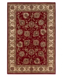 A long runner that is ideal for hallways and entryways. Inspired by classic Persian art and culture, this rug features an arresting color palette of burnt red and neutral hues and a beautiful, curvilinear floral pattern. Easy-care polypropylene ensures durability. A long runner that is ideal for hallways and entryways. Inspired by classic Persian art and culture, this rug features an arresting color palette of burnt red and neutral hues and a beautiful, curvilinear floral pattern. Easy-care polypropylene ensures durability.