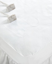 It's warm up time! Protect your bed and keep yourself toasty, while saving energy, with this Analog Heated mattress pad from Biddeford. Features 10 heat settings for personalized comfort, sensor wire technology for even heat distribution and auto shut off after 10 hours for safety. It's warm up time! Protect your bed and keep yourself toasty, while saving energy, with this Analog Heated mattress pad from Biddeford. Features 10 heat settings for personalized comfort, sensor wire technology for even heat distribution and auto shut off after 10 hours for safety.