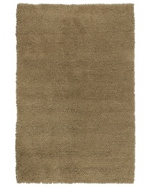 Nothing creates a more luxurious foundation than a rich, felted wool rug in a soothing tan hue. This plush piece features an undeniably soft hand, created with the finest hand-woven New Zealand wool. Nothing creates a more luxurious foundation than a rich, felted wool rug in a soothing tan hue. This plush piece features an undeniably soft hand, created with the finest hand-woven New Zealand wool.